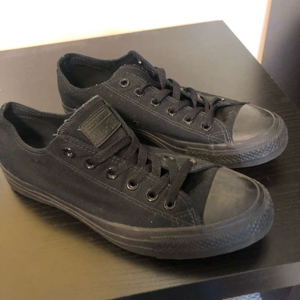 All black converse